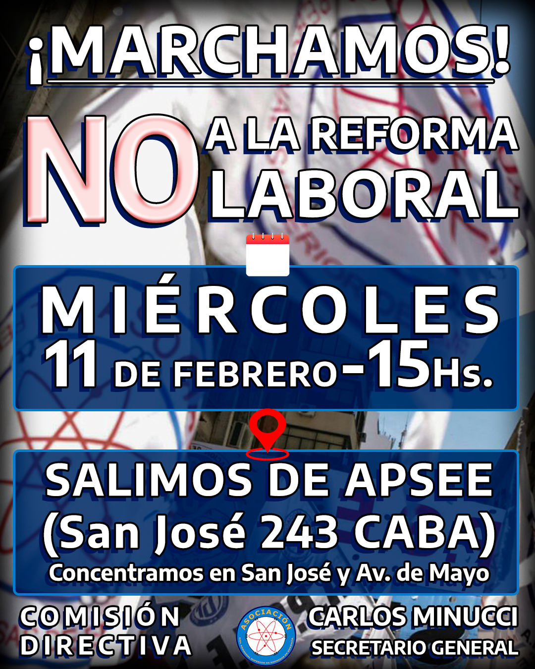 ¡A P S E E  Dice NO a la Reforma Laboral!
