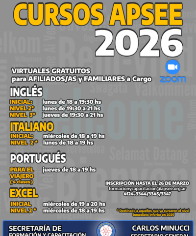 ¡CURSOS 2026!