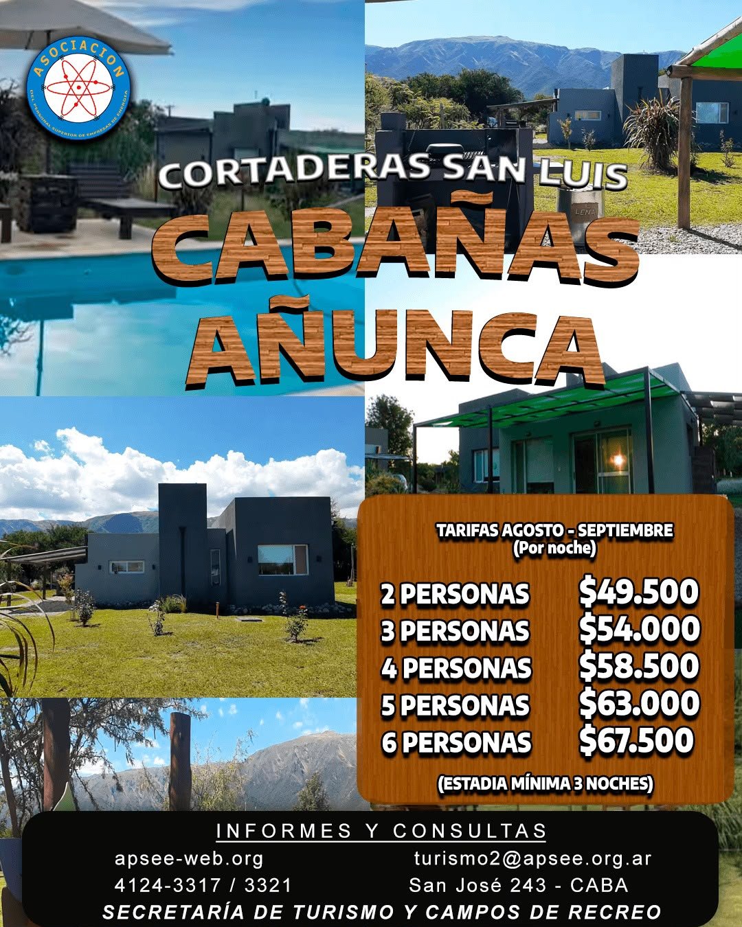 ¡PROMOCIÓN Cabañas Añunca – San Luis!