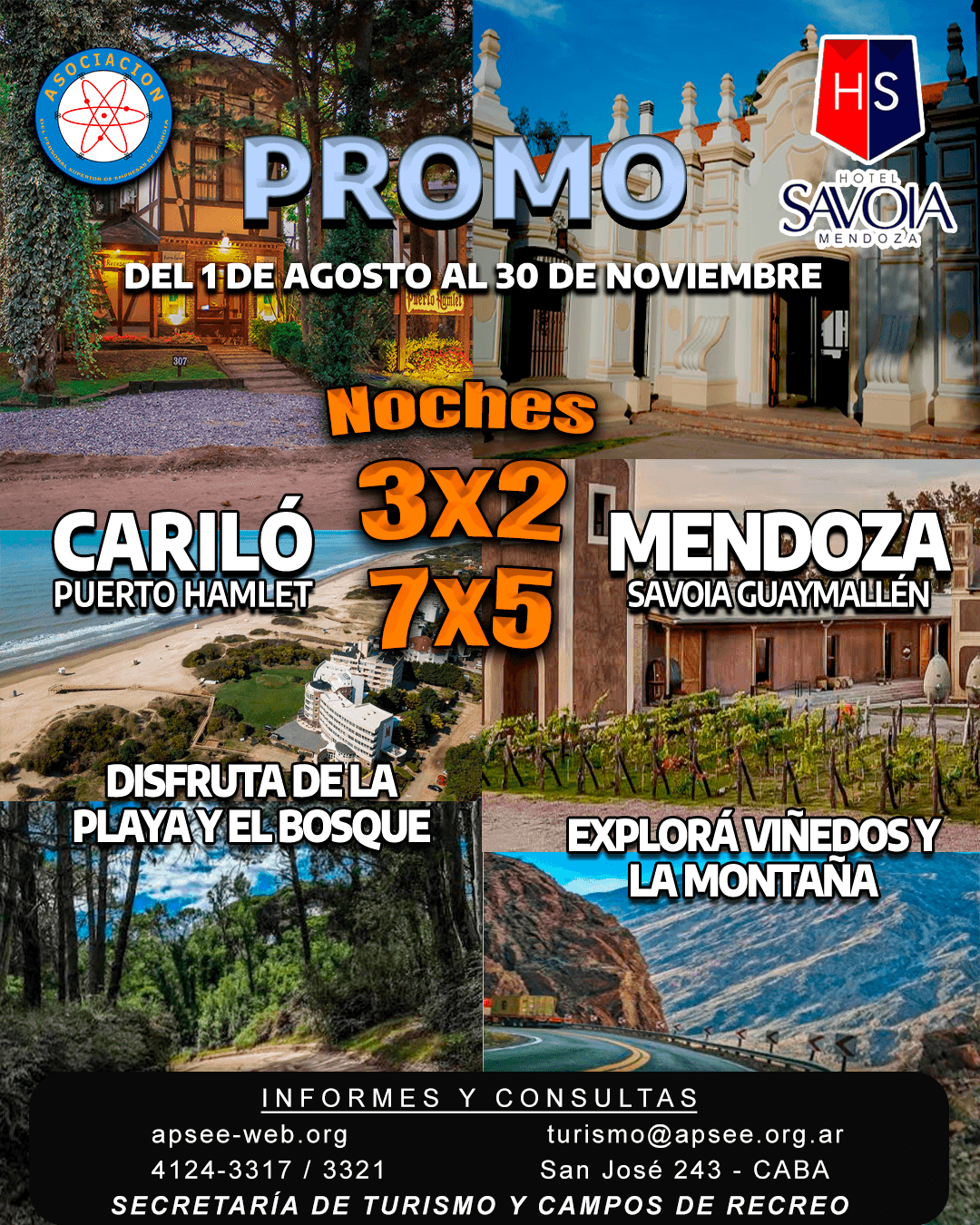 ¡PROMOCIÓN Hotel Puerto Hamlet y Hotel Savoia!