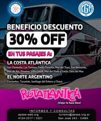 ¡BENEFICIO Ruta Atlántica!