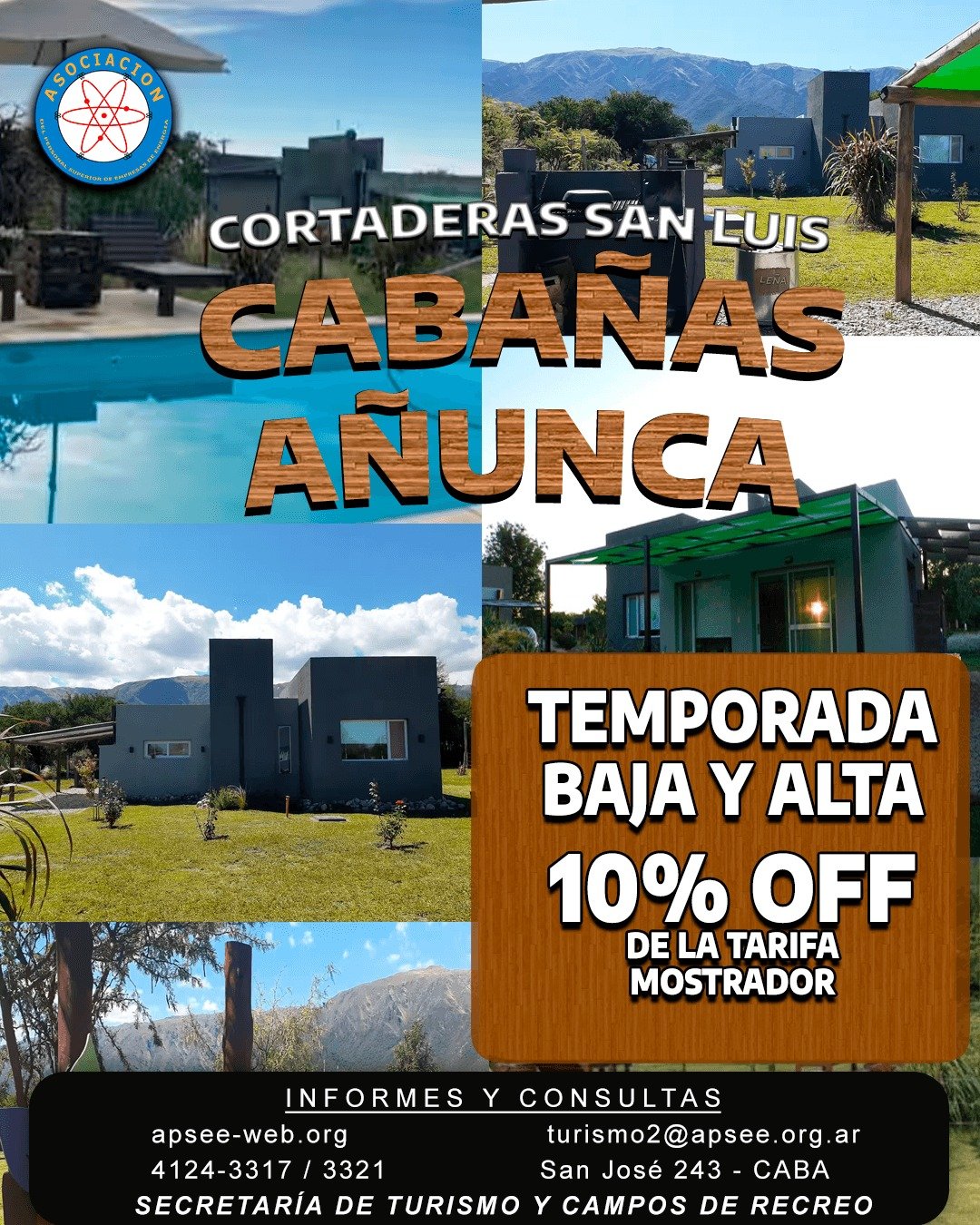 ¡PROMOCIÓN Cabañas Añunca – San Luis